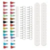 Sleutelhangers 750PCS Sublimatie Blanks Bulk Ornament Set voor ambachten Sieraden maken