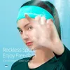 Rockbros Cycling Sweatband för män Kvinnor Yoga Hårband Head Breattable Non-Slip Headwrap Safety Band Running Accessories 240119