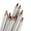 Crayon à lèvres de marque privée, vente en gros, maquillage en vrac, avec taille-crayon, imperméable, personnalisé, noir, marron, végétalien, 20 pièces, 240129