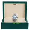 브랜드 월드 럭셔리 시계 최고의 EW 버전 시계 블루 다이아몬드 바게트 인덱스 다이얼 플래티넘 228236 새로운 자동 ETA Cal.3255 시계 2 년 보증 남성 시계 시계
