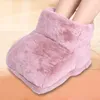 Meias femininas aquecedor de pés elétrico almofada aquecimento lavável chinelos de carregamento usb macio e confortável para casa inverno
