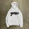 Erkek hoodies sweatshirtler büyük boy grafik kazakları gotik pamuk kalın uzun kollu üstler sokak kıyafetleri Kore Kawaii Y2K giyim 240125