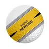 6 Stück Supur NING Golfspiele Ball Dreischichtiger Ball Indoor Outdoor Golf Trainingshilfen Massageball für Rücken Fuß Schulter 240129