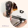 Accessori per capelli Fasce elastiche per parrucche artificiali con perline geometriche Trecce per ragazze Trecce finte Cravatte per coda di cavallo per le donne