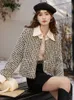 Mishow Wool Blend Tweed Jacket Women Luxury عالية الجودة عتيقة الأزياء القصيرة المكتب للسيدات Outwear MXC59W0200 240123