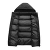 Hommes automne épaissir coton sans manches gilets veste manteau hommes hiver chaud détachable chapeau vêtements d'extérieur gilet à capuche gilet veste mâle 240125