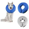 Colliers pour chiens collier gonflable de récupération pour animaux de compagnie cône de collier électronique élisabéthain doux pour chiens et chats