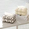 Creative Style Candyfloss Box Bedside Ceramic Tissue Drawer Living Room Desktop Light Decorative Ornaments 240125