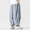 Vêtements ethniques Hommes Harem Pantalons Harajuku Style Casual Homme Pantalon Kpop Coton Jogging Femme Pantalon de survêtement Streetwear Couleur Solide 5XL