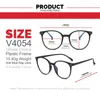 Solglasögon ramar 2024 Trender Office Anti Blue Light Overdimensionerade glasögon Datorer Kvinnor som blockerar spel Big Size Men Eyeglasses Frame