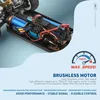 WLTOYS 124017 124019 V2 75KMH 2.4G RC CAR BRISHLESS 4WD電気高速オフロードドリフトリモートコントロールおもちゃ240119