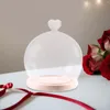 Bottles Display Dome With Base DIY Valentines Day Gifts Stand Decorative Heart Shape