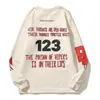 RRR123 Heren Hoodies 2024 designer Sweatshirts Rrr123 schets Viper wash Vintage losse trui mist ronde hals lange mouw t-shirt heren jas dames