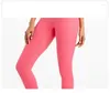 Pantaloni attivi UULOGO Leggings da allenamento per palestra in nylon elasticizzato da donna a vita alta ultra morbidi da 25 '' Collant sportivi senza cucitura frontale