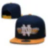 2024 Chapéu Longhorns ajustável de beisebol universitário de todos os fãs dos times dos EUA no campo Mix Tamanho do pedido Fechado Flat Bill Base Ball Snapback Caps Bone Chapeau