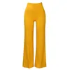 Women's Pants European American Fashion Temperament Casual Solid Color High Waisted Oversized Wide Leg Straight Elastic