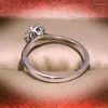 Cluster Ringen DIWENFU 1 Diamanten Sieraden S925 Sterling Zilveren Ring Voor Vrouwen Anillos De Bruiloft Edelsteen 925 Anel