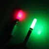 20 -stcs/lot vissen float accessoire groen/rood LED lichtstick werk met CR322 nacht visstack B277 240131