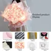 3 Colors Butterfly Bouquets Material Set With Light String DIY Handmade Wedding Dinner Party Birthday Decor Girlfriend Gift 240127