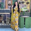 Ropa étnica Satén Abaya Dubai Musulmán Imprimir Hijab Vestido Kaftan Mujeres Robe Vestido Jalabiya Femme Islámico Turquía Musulmane Caftan Eid Ramadán