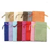 Jewelry Pouches Selling Linen Empty Bag Drawstring Small Storage Mosquito Repellent Chinese Sachet Bead