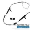 COLOUR_MAX Hoge elastische antislip Verstelbare knoop Hoge elastische antislip siliconen zonnebril Brillenkoorden Brillenketting 240127
