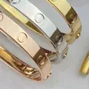 bracelet Taille 16 -20 CM T0P Matière pour femme créateur pour homme bracelet Plaqué or 18 carats La saillie de vis est conforme au 025 A officiel