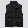 Winter Fashion Wool Vest Male Cotton-Padded s Coats Men Sleeveless Jackets Warm Waistcoats Clothing Plus Size 6XL240127