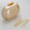 Perle acrylique embrayage marbre sacs à main forme d'oeuf femmes sac de soirée portefeuilles de mariage fête bal sacs à main goutte 240118