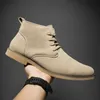 Fashion Ankle Boots For Men Winter Boot British Style Classic Suede Boots Casual Shoe Work Footwear Botas Zapatos Hombre 240131