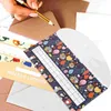 Gift Wrap Binders Cash Envelopes Budget Envelope Decorative Supply Flower-Shaped Plan Spending Cards With Holes