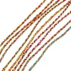 Bracelets de charme 27pcs tresse de fil brésilien fait à la main ethnique multicolore NO.4
