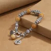 Strand Hip Hop Style Bracelets Women's Fashion Copper Coins Vintage Handmade Bracelet Ropes Wholesale