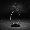 Table Lamps 1Set LED Water Drop Decorative Lamp Atmosphere Night Light Fit For Restaurant Cafe US Plug