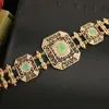 Dicai vente marocaine ceinture bijoux femmes Robe taille chaîne ceinture cristal mariée bijoux de mariage cadeau corps mode 240127