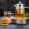 Théière en verre avec infuseur, service à thé, bouilloire, infuseurs, pichet, ustensiles de cuisine, Bar à manger, Kit de thé pour la maison, théière en verre Samovar 240130