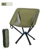 Pequena cadeira dobrável portátil dobrável para acampamento ao ar livre mochila piquenique viagem com um botão de abertura rápida 240125