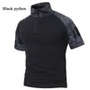 전술 티셔츠 남성 스포츠 야외 군용 티 퀵 드라이 짧은 슬리브 셔츠 하이킹 육군 전투 남자 의류 통기 가능한 240129