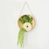 Decoratieve Bloemen Creatieve Wanddecoratie Hanger Bamboe Kamer Trinket Restaurant Slaapkamer Imitatie Bloem Plant Hangend