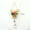 Decoratieve Bloemen Creatieve Wanddecoratie Hanger Bamboe Kamer Trinket Restaurant Slaapkamer Imitatie Bloem Plant Hangend