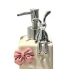 Liquid Soap Dispenser Manual Nordic 400ml Sturdy Refillable Empty Pump Lotion Bottle For El Washroom Toilet Countertop Laundry Room