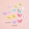 Accessoires de cheveux Oaoleer 20pcs / set couleur étoile clip pour bébé fille métal papillon épingle à cheveux barrettes côté enfants coiffure