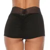 Shorts ativos verão hip levantamento elegante preto leggings de fitness para meninas booty ginásio roupas treino yoga feminino