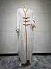 Etnische kleding Ramadan Kimono Abaya Dubai Turkije Moslim Islam Saoedi -Arabië Kebaya Robe mode Afrikaanse jurken Abayas voor vrouwen Caftan