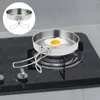 Pans Outdoor Pan Cookware Kit Folding Frying Cooking Pots Lid Grill Non Stick Portable Cutlery Stainless Steel