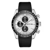 Montre-bracelets Classic Business Luxury Men's Automatic Watch Silicone Strap Fashion étanche