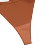 Women's Panties Sexy Breathable Non-Marking European And American Low Waist Quick Drying Silk Yoga One Piece Triangle Panty