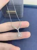 Catene CZZJ2024 In vendita CN1194 Diamanti 0,73 ct Collana bianca naturale Oro massiccio 18 carati Per le donne Regali per le feste