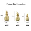 Nordic Ananas Desktop Ornament Creative Fruit Shape Living Room Decor Golden Wedding Present Home Decoration Accessories Harts 240119