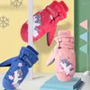 Akcesoria do włosów w wieku 5-10 lat rękawiczki dla dzieci zimowe jazda na nartach rękawiczki ciepłe oddychające dziewczynka chłopiec przytulne podgrzewacze rąk unisex